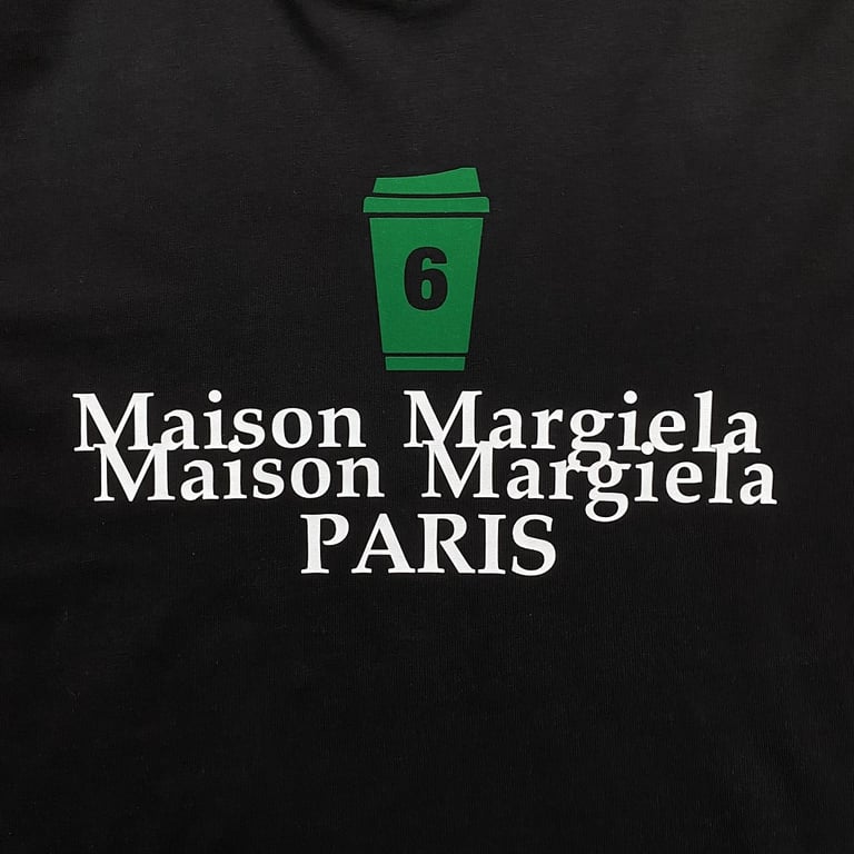 MM6 Maison Margiela Coffee Cup Long Sleeve T-shirt - 5