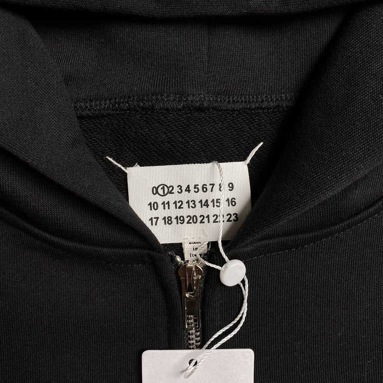 Maison Margiela MM6 Numeric Logo Zip Hoodie - 6