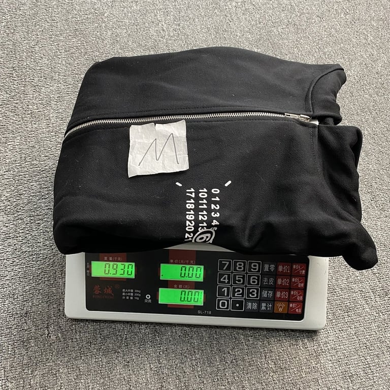 Maison Margiela MM6 Numeric Logo Zip Hoodie - 10