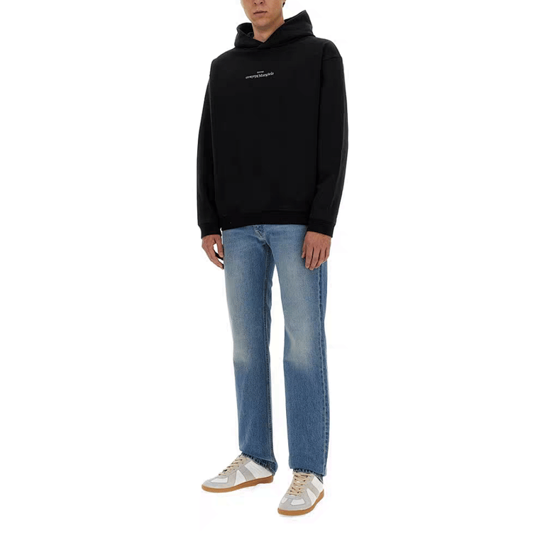 Maison Margiela Upside Down Logo Hoodie - 5