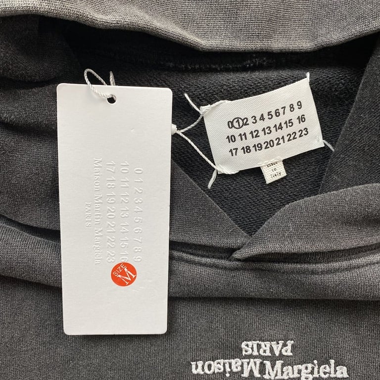 Maison Margiela Upside Down Logo Hoodie - 6