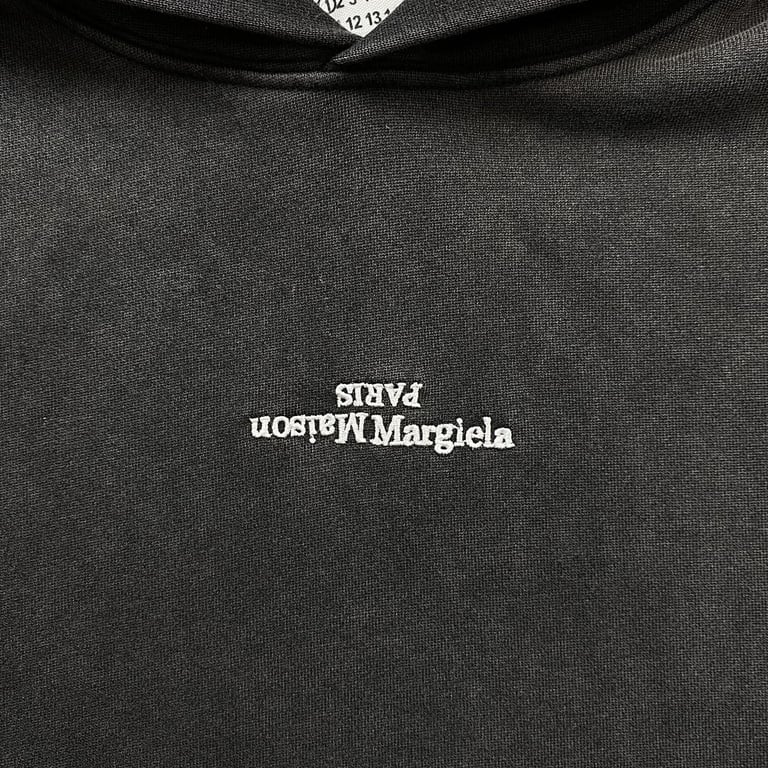 Maison Margiela Upside Down Logo Hoodie - 8