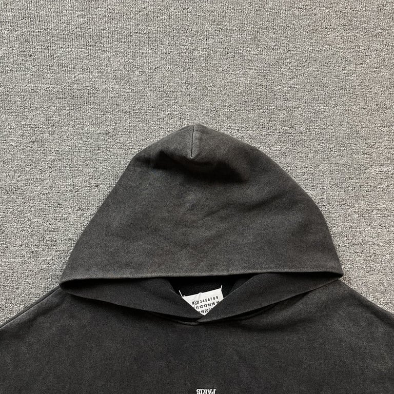 Maison Margiela Upside Down Logo Hoodie - 9