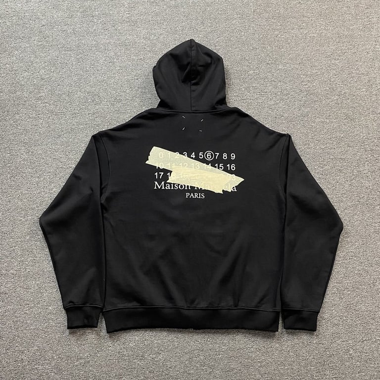 Maison Margiela Tape Logo Zip Hoodie