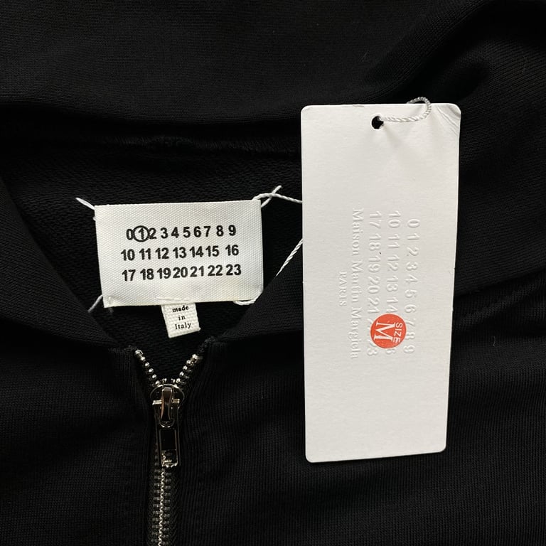 Maison Margiela Tape Logo Zip Hoodie - 11