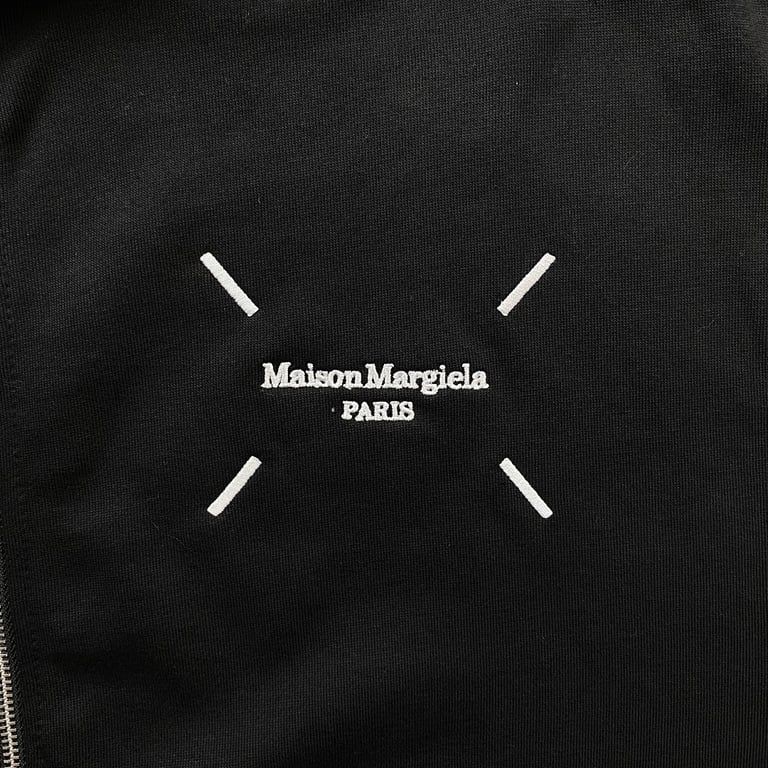 Maison Margiela Tape Logo Zip Hoodie - 4