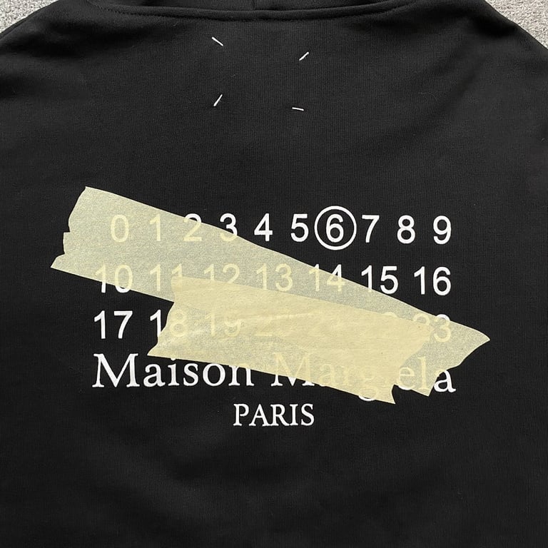 Maison Margiela Tape Logo Zip Hoodie - 10