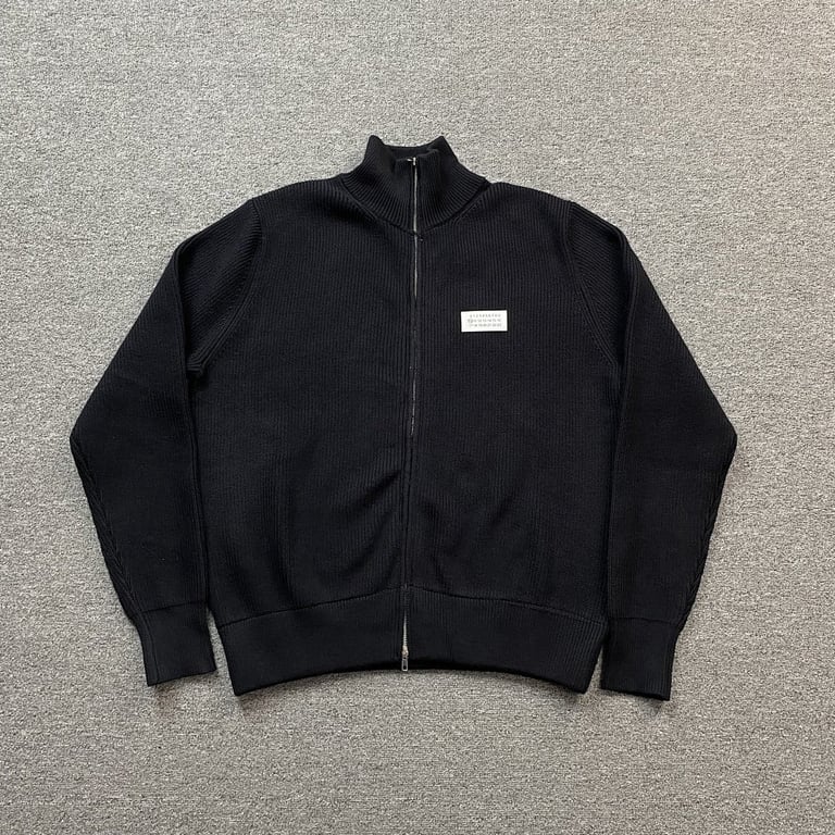 Maison Margiela Zip-Up Ribbed Sweater - 11