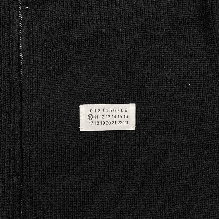 Maison Margiela Zip-Up Ribbed Sweater - 12