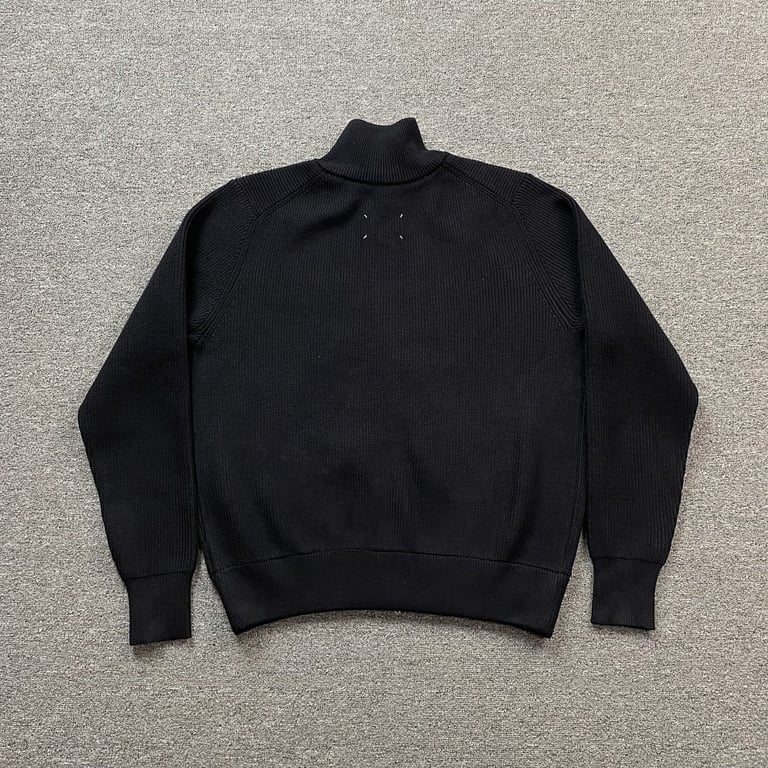 Maison Margiela Zip-Up Ribbed Sweater - 14