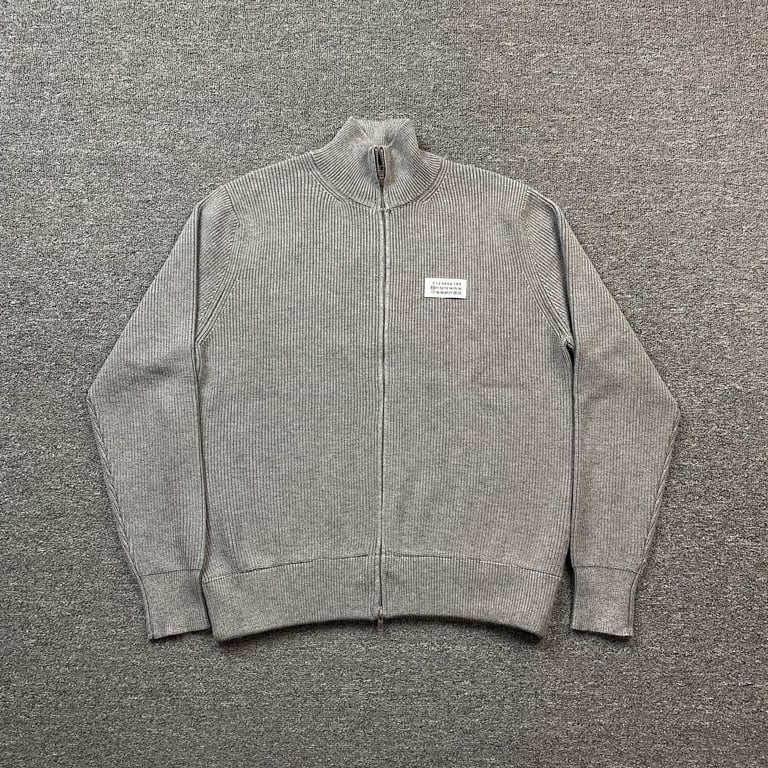 Maison Margiela Zip-Up Ribbed Sweater - 15