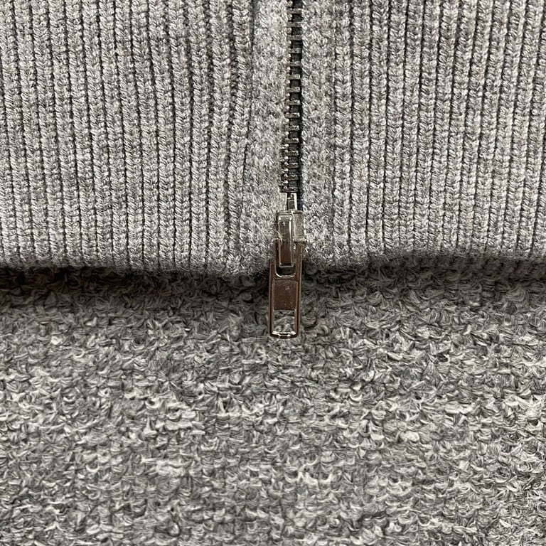Maison Margiela Zip-Up Ribbed Sweater - 18