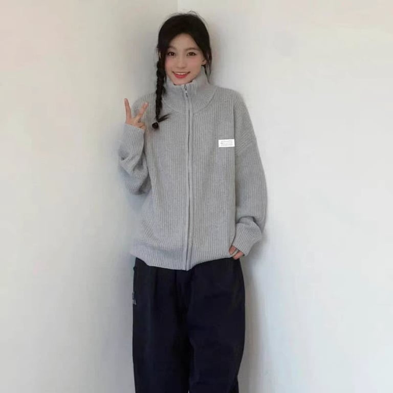 Maison Margiela Zip-Up Ribbed Sweater - 6