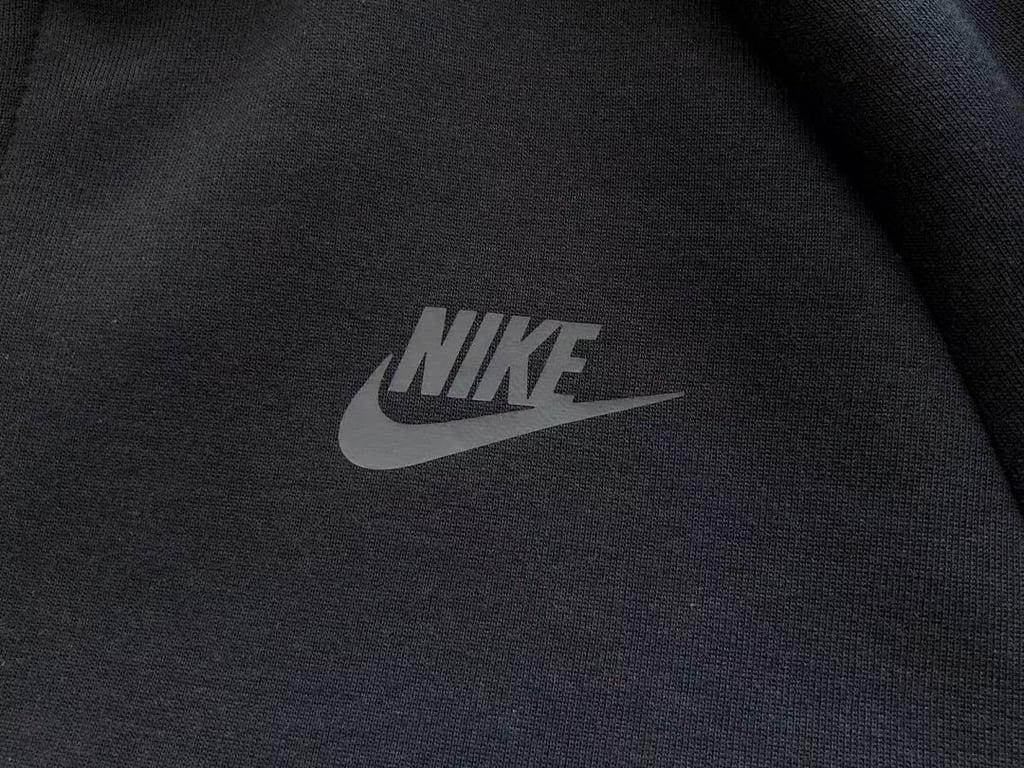 Nike Tech Fleece Tracksuit Grey Black - 13