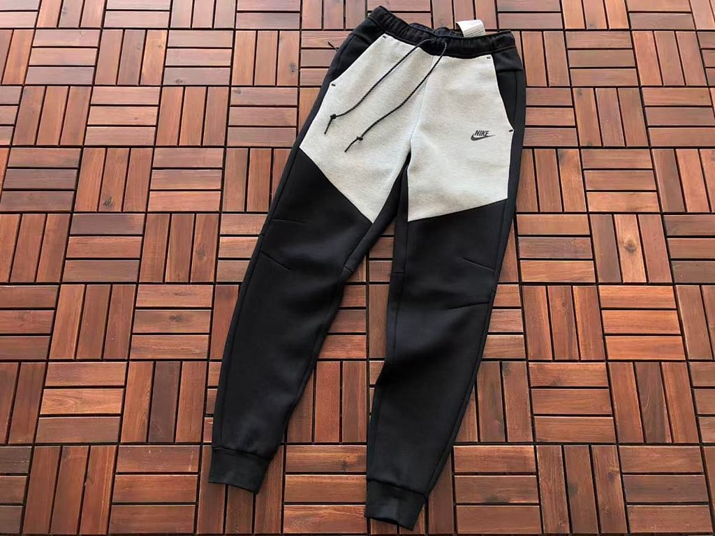 Nike Tech Fleece Tracksuit Grey Black - 38