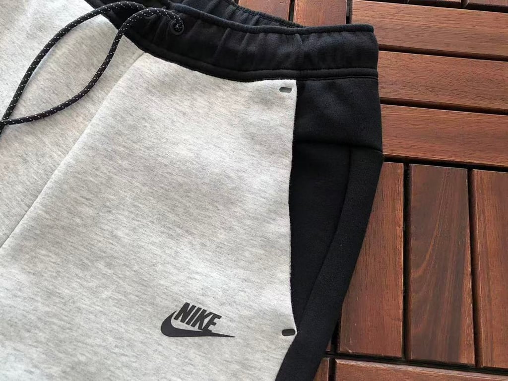 Nike Tech Fleece Tracksuit Grey Black - 40