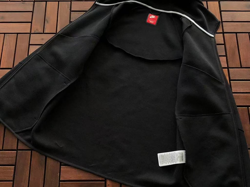 Nike Tech Fleece Full-Zip Hoodie and Pants Set Black - 42