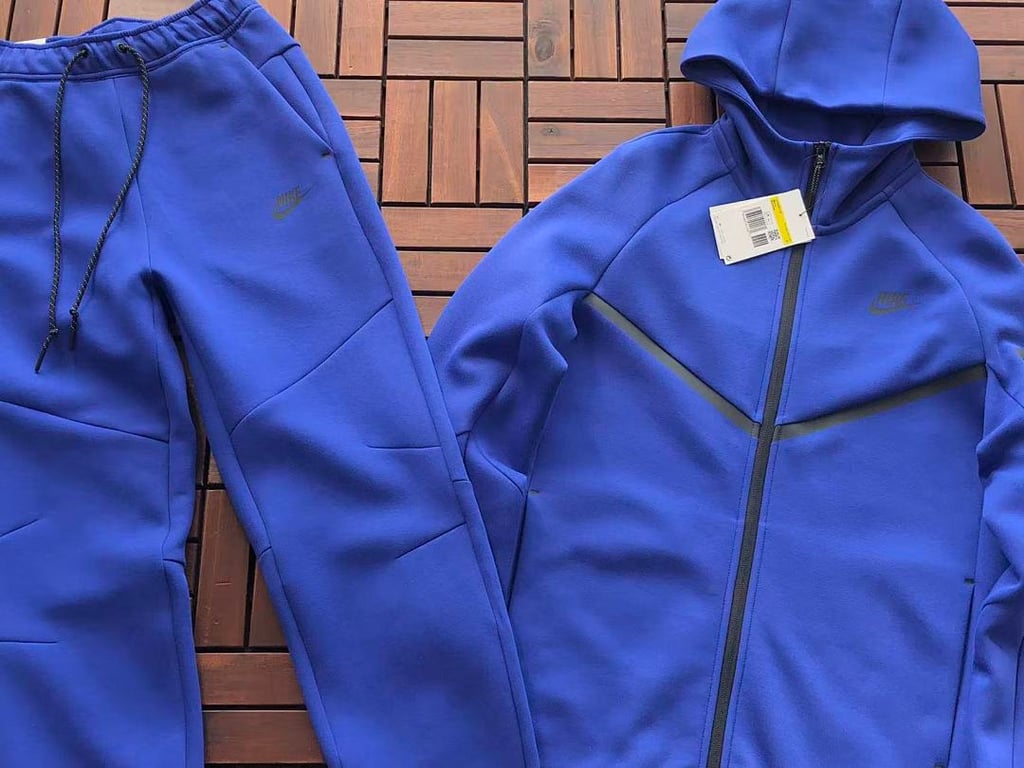 Nike Tech Fleece Tracksuit Blue HV0949-539 - 5