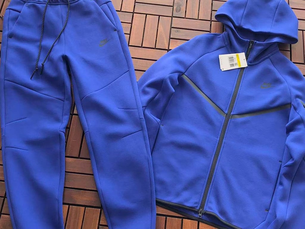 Nike Tech Fleece Tracksuit Blue HV0949-539 - 6