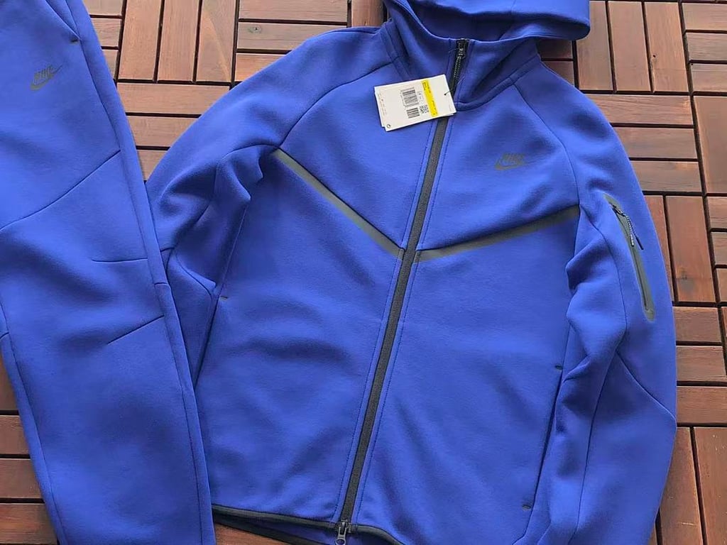Nike Tech Fleece Tracksuit Blue HV0949-539 - 7