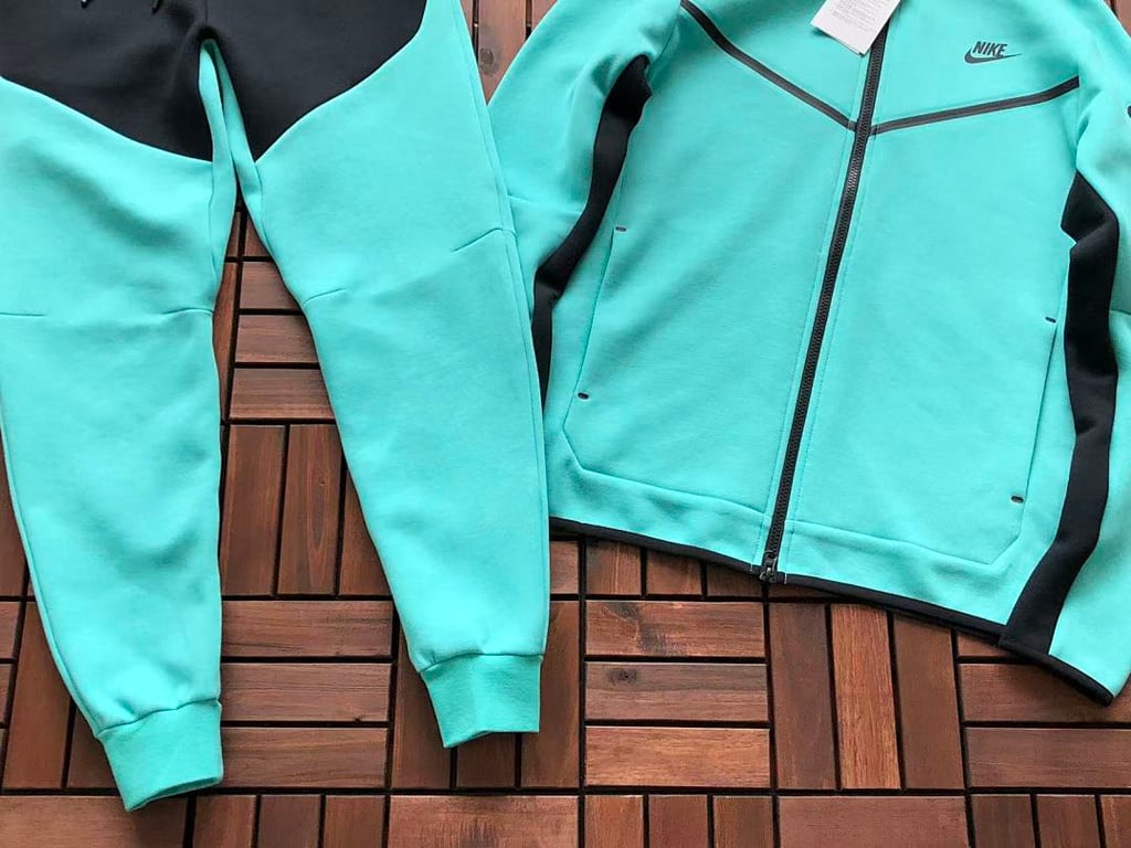 Nike Tech Fleece 2020 Tracksuit Turquoise Black - 6