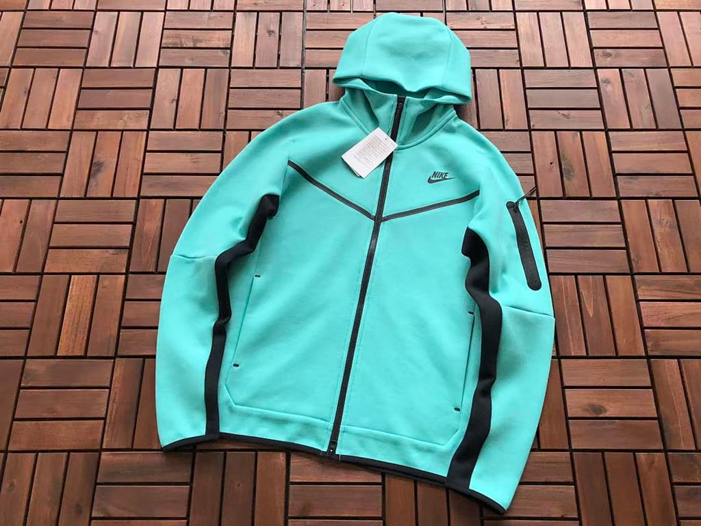 Nike Tech Fleece 2020 Tracksuit Turquoise Black - 9