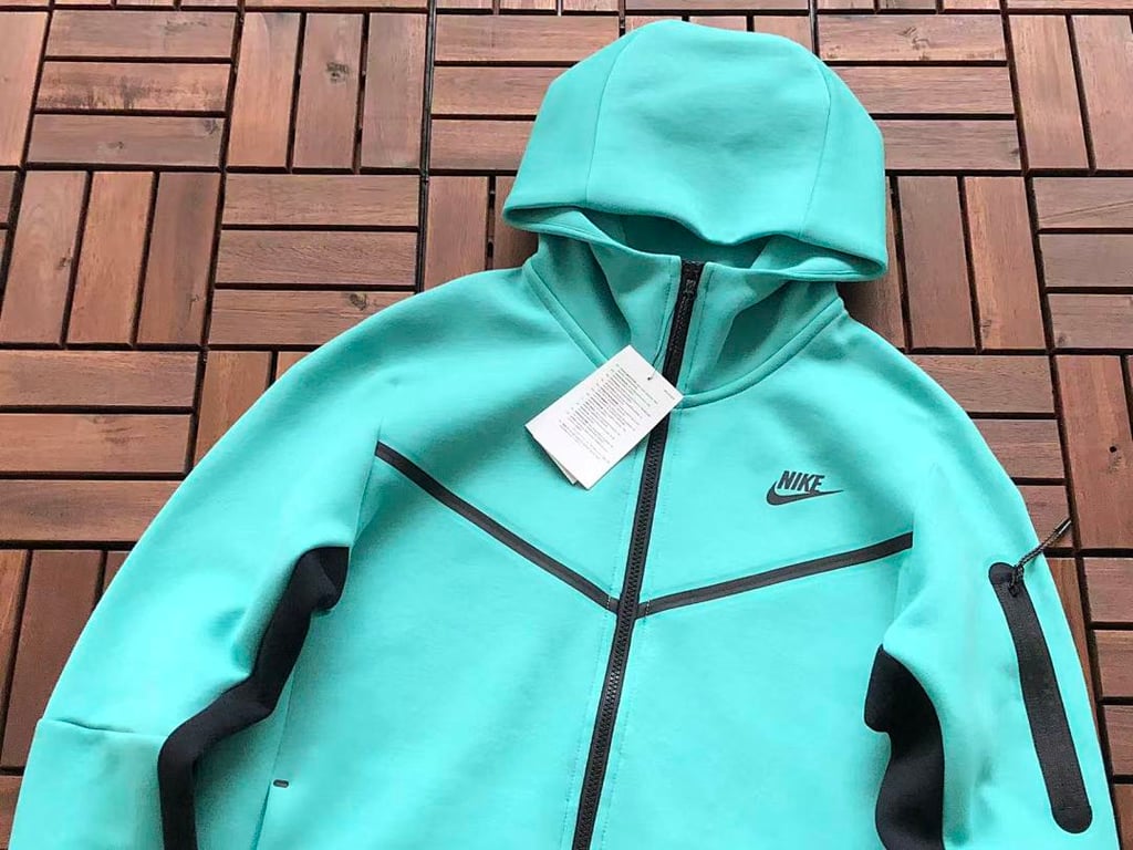 Nike Tech Fleece 2020 Tracksuit Turquoise Black - 10