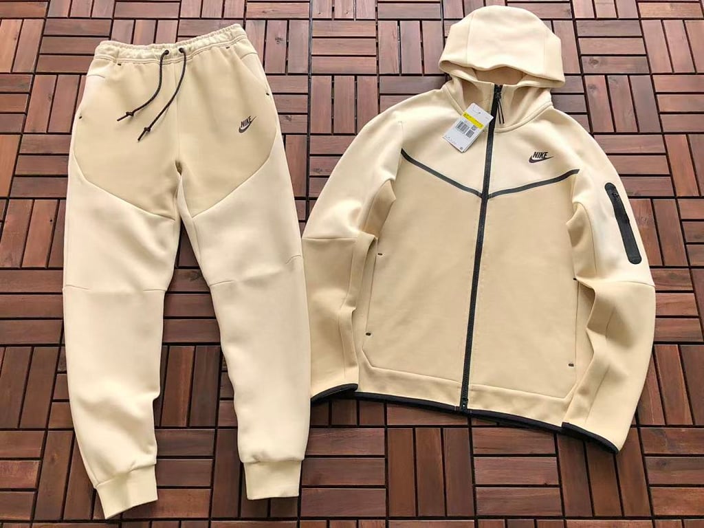 Nike Tech Fleece Tracksuit Rattan Beige CU4489-234 - 5