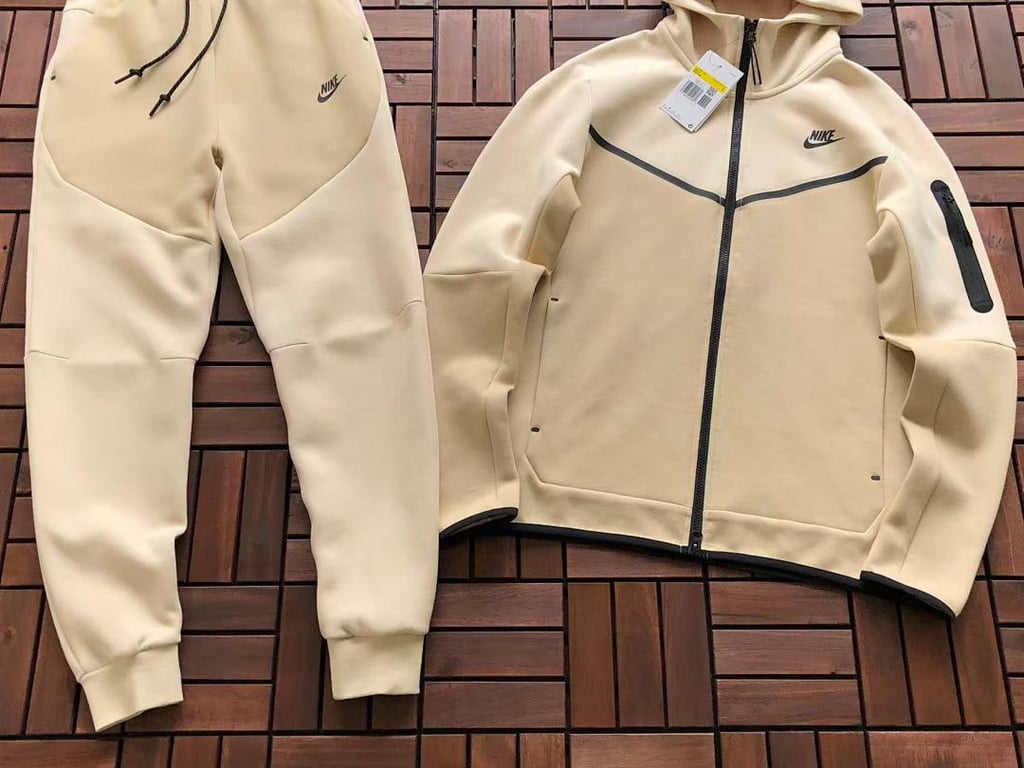 Nike Tech Fleece Tracksuit Rattan Beige CU4489-234 - 6