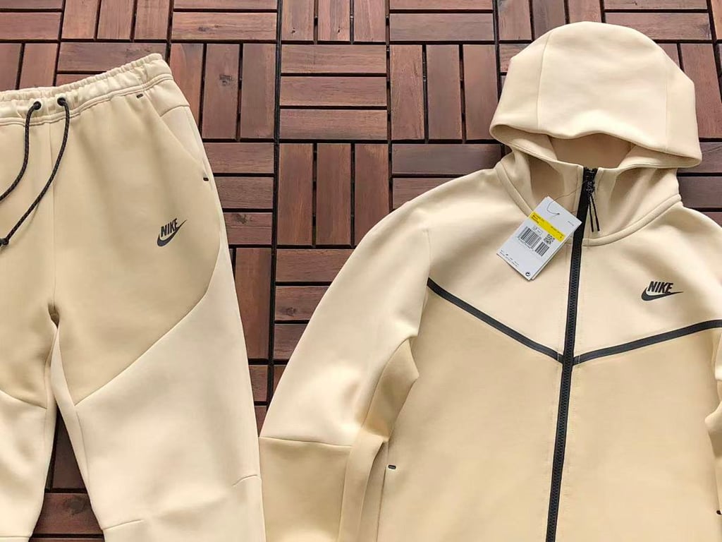 Nike Tech Fleece Tracksuit Rattan Beige CU4489-234 - 7