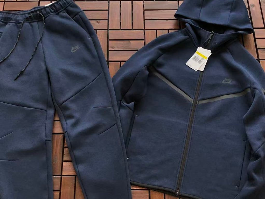 Nike Tech Fleece 2025 Tracksuit Navy Blue - 4
