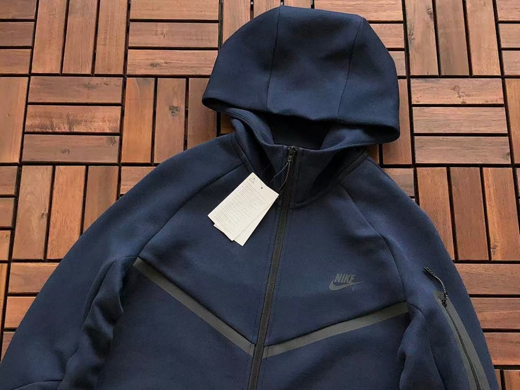 Nike Tech Fleece 2025 Tracksuit Navy Blue - 7