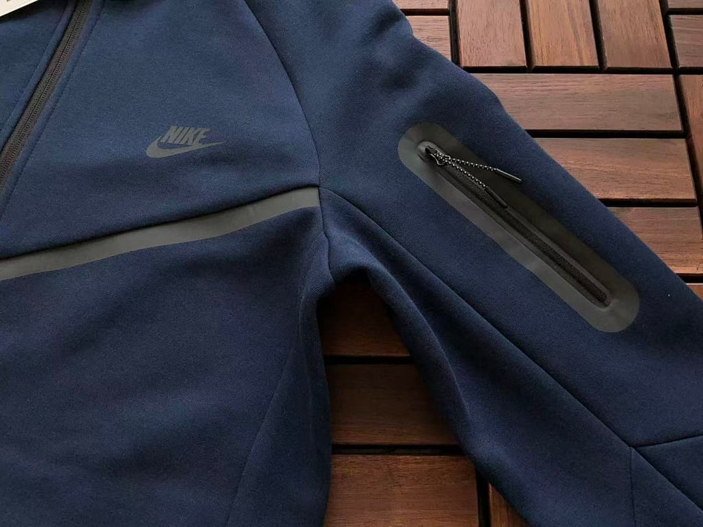 Nike Tech Fleece 2025 Tracksuit Navy Blue - 10
