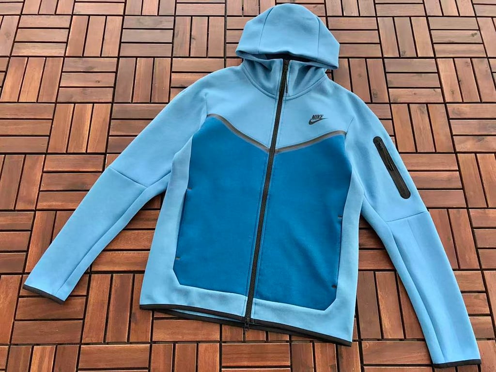 Nike Tech Fleece Tracksuit Blue - 9