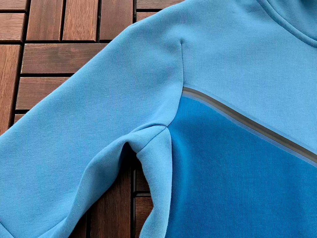 Nike Tech Fleece Tracksuit Blue - 12