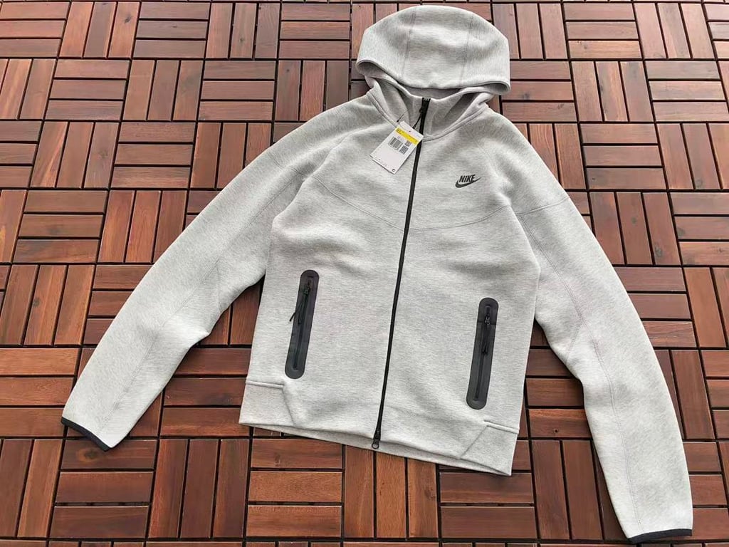 Nike Tech Fleece Tracksuit Grey - 8