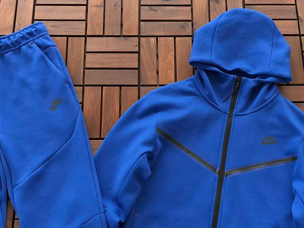Nike Tech Fleece 2020 Tracksuit Blue - 5