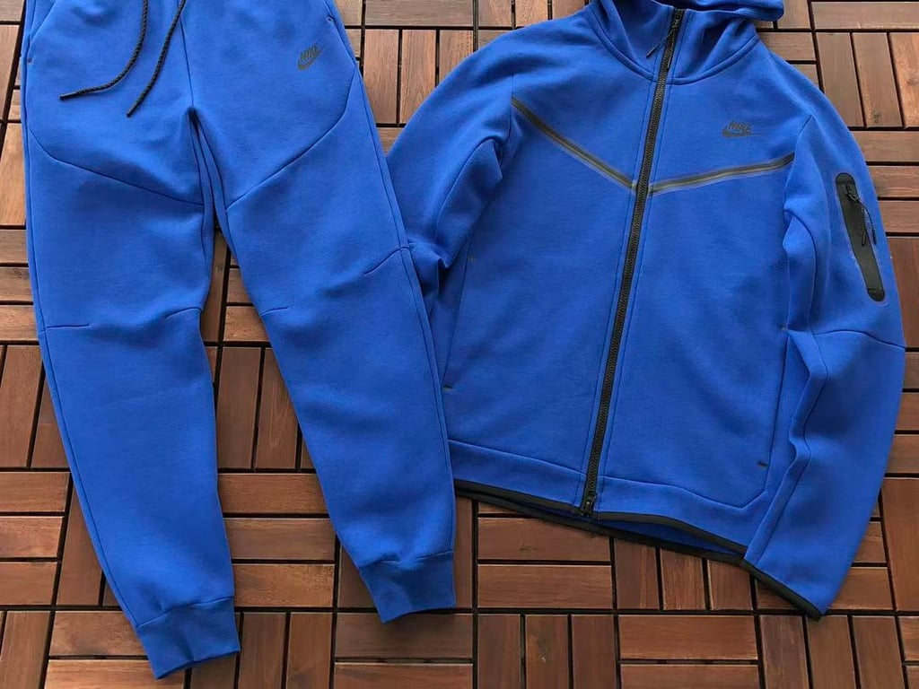 Nike Tech Fleece 2020 Tracksuit Blue - 6
