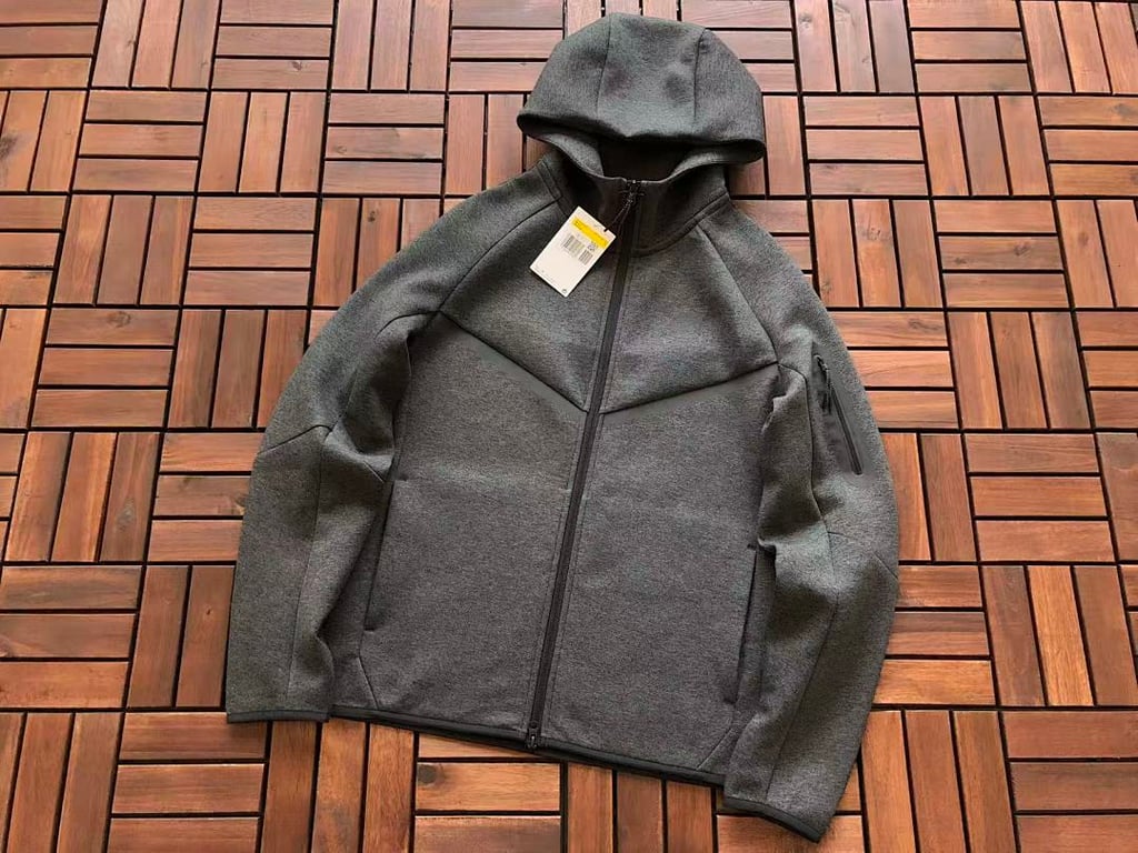 Nike Tech Fleece Tracksuit Dark Grey - 8