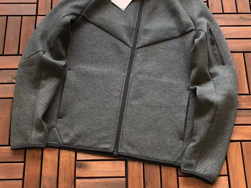 Nike Tech Fleece Tracksuit Dark Grey - 10