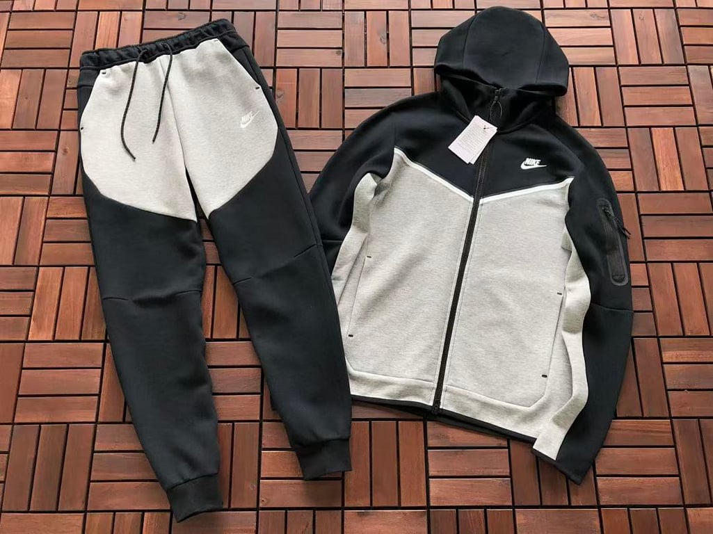 Nike Tech Fleece 2020 Tracksuit Grey Black - 4