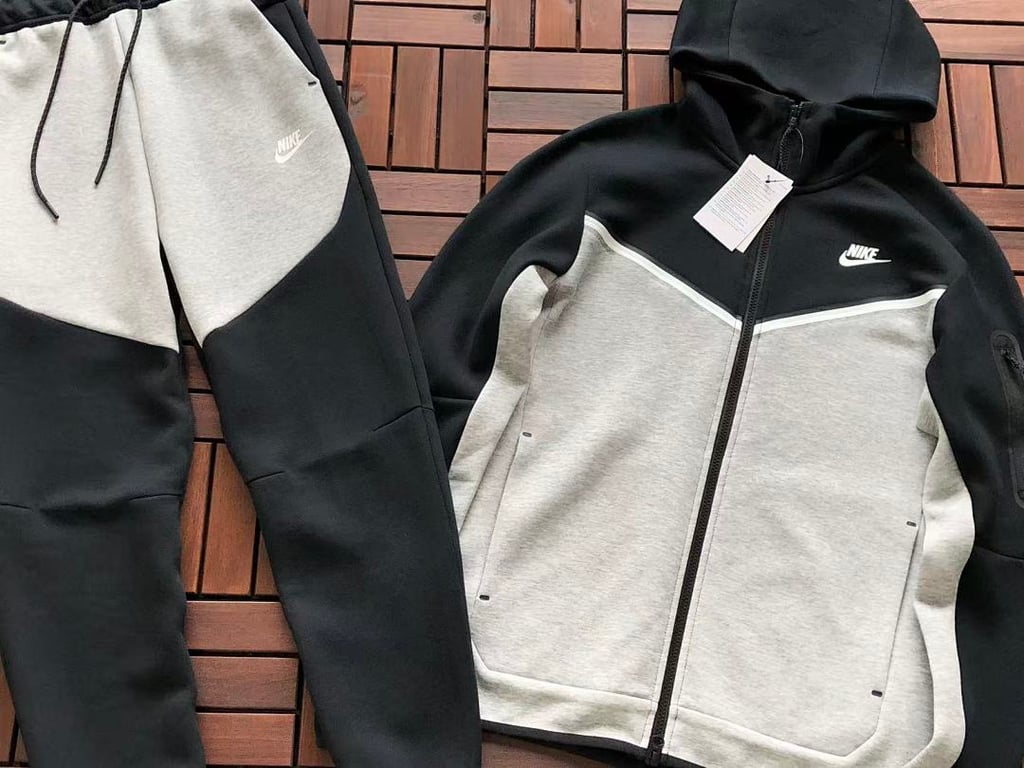 Nike Tech Fleece 2020 Tracksuit Grey Black - 5