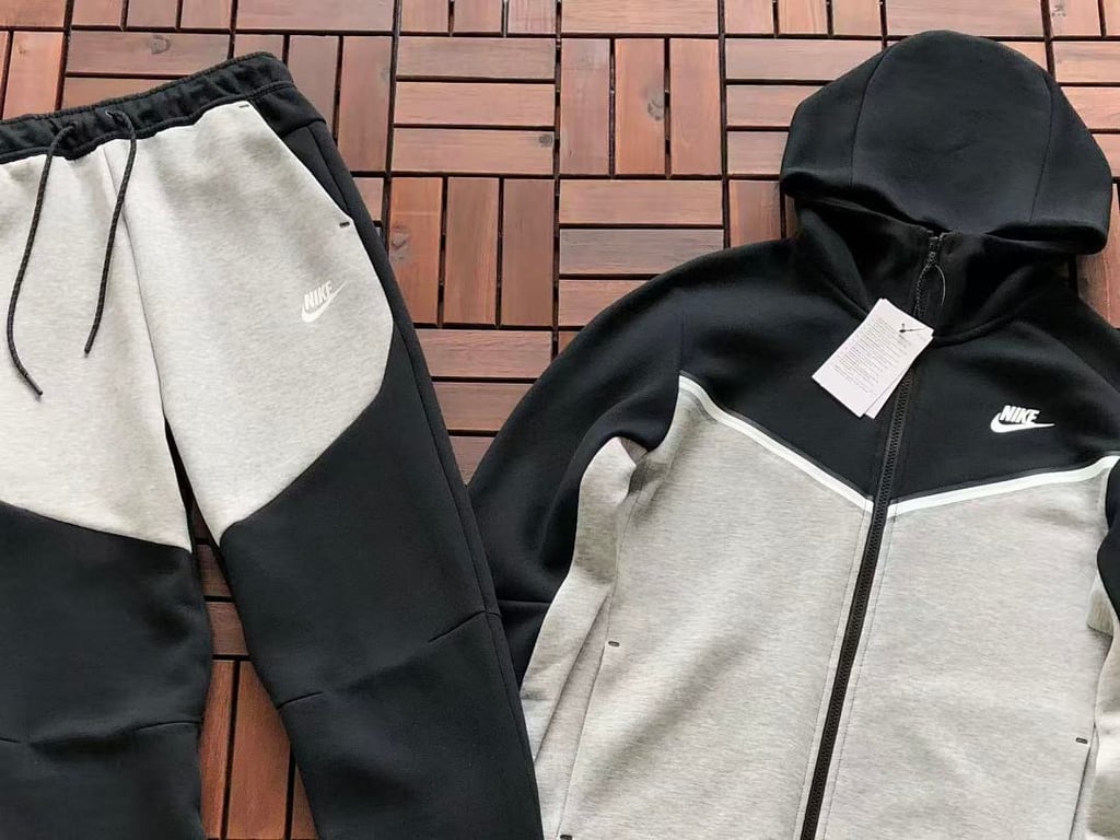 Nike Tech Fleece 2020 Tracksuit Grey Black - 7