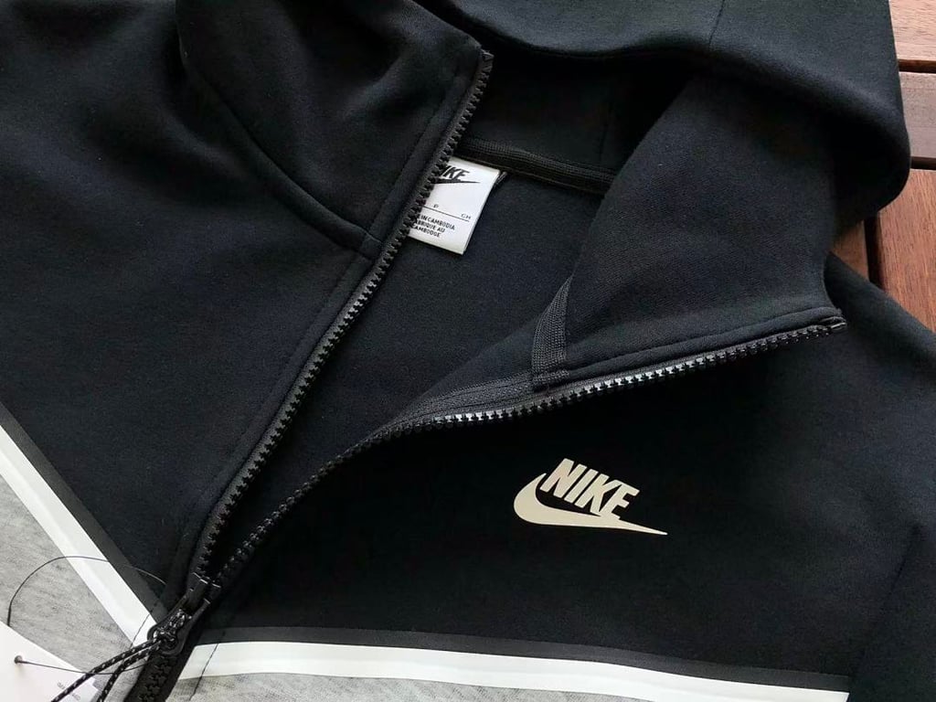 Nike Tech Fleece 2020 Tracksuit Grey Black - 36