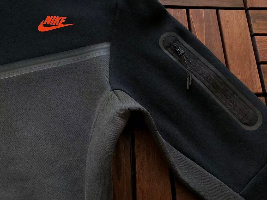 Nike Tech Fleece 2020 Tracksuit Black Orange - 20