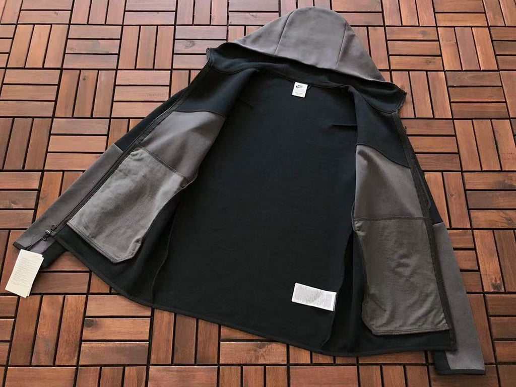 Nike Tech Fleece 2020 Tracksuit Black Grey Lime - 41