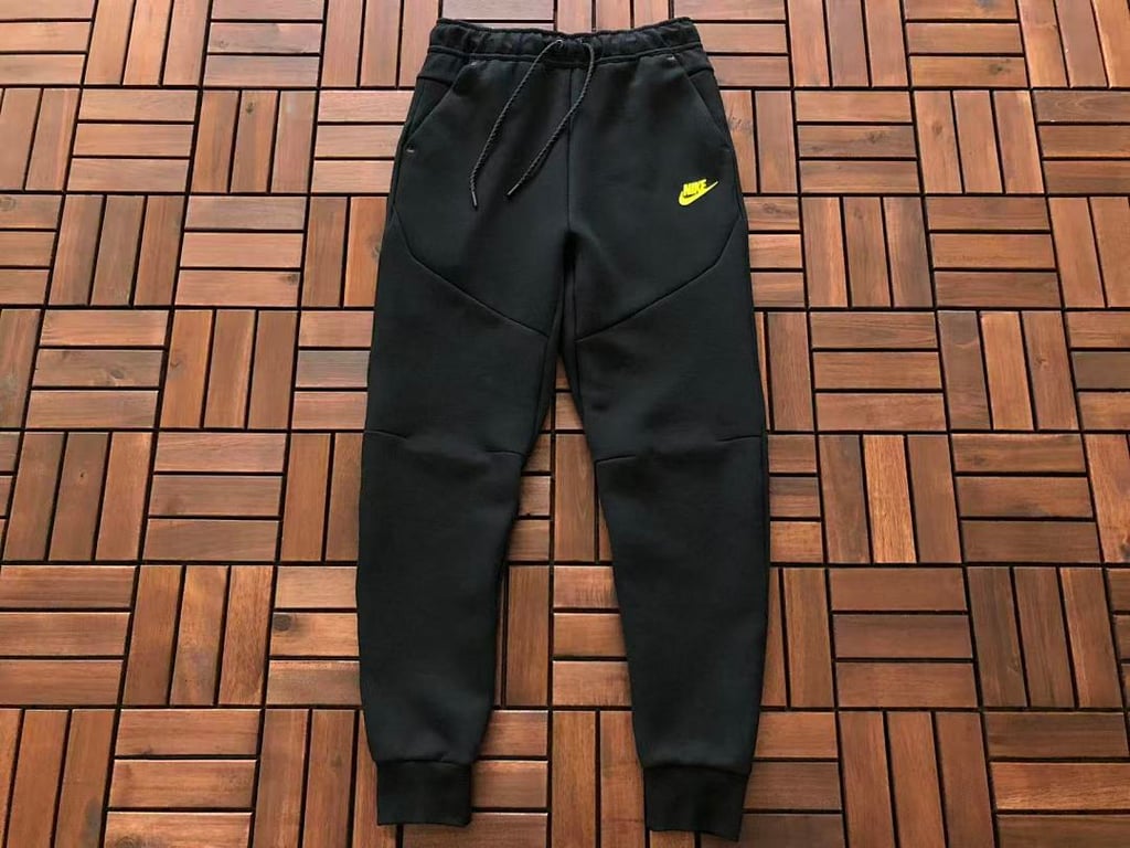 Nike Tech Fleece 2020 Tracksuit Black Grey Lime - 53