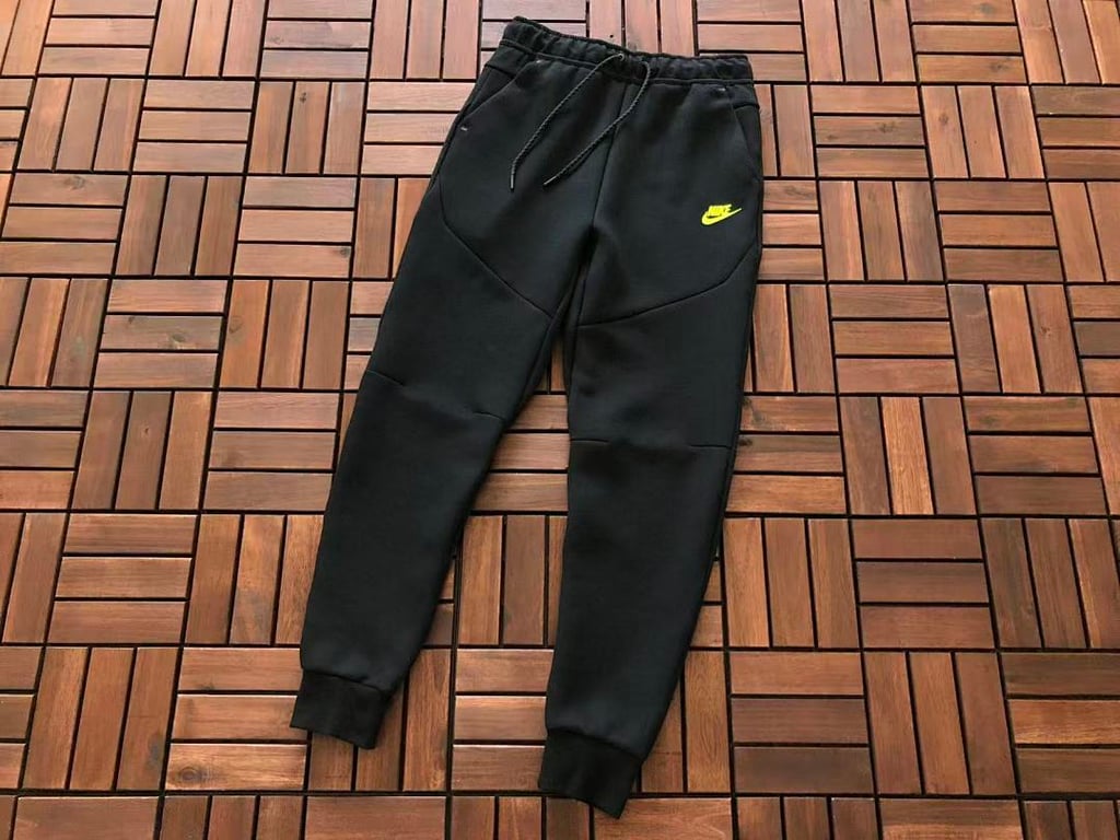 Nike Tech Fleece 2020 Tracksuit Black Grey Lime - 54