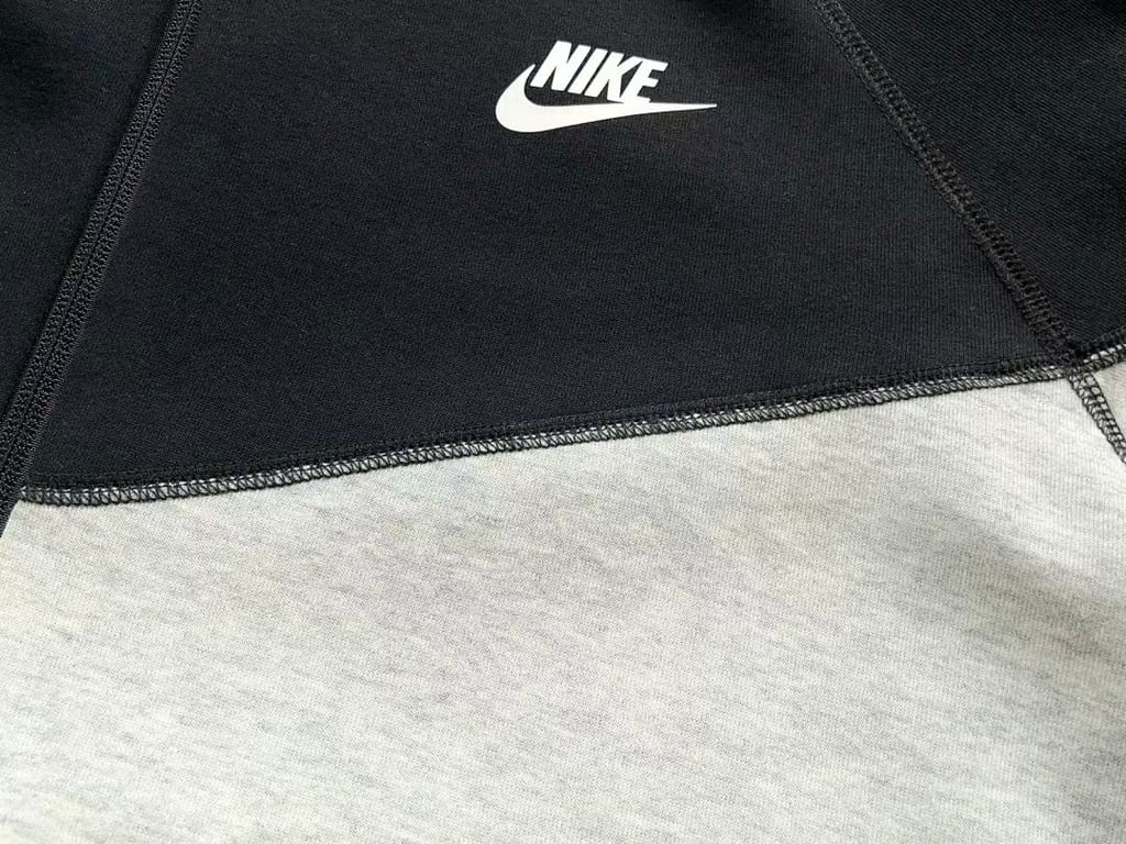 Nike Tech Fleece Tracksuit Grey Black - 11
