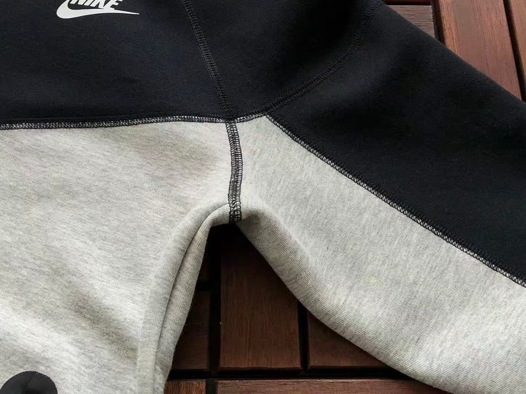 Nike Tech Fleece Tracksuit Grey Black - 14
